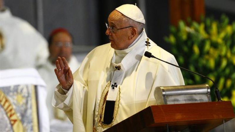 El Papa llegó al estado de Michoacán, uno de los más golpeados por la violencia