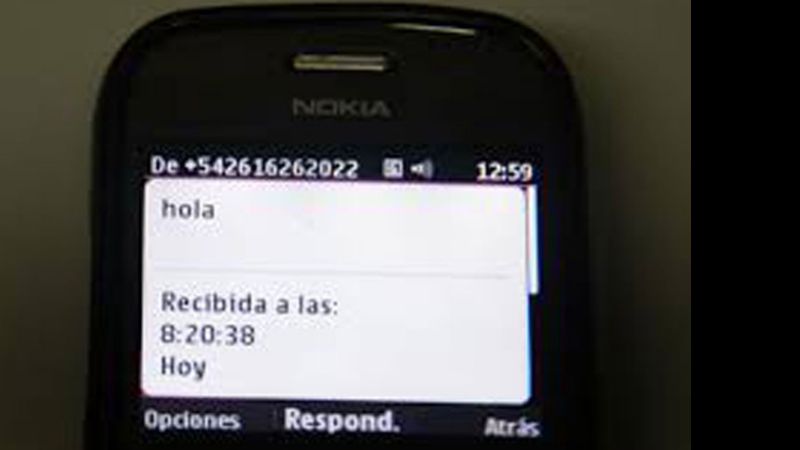 Advertencia para quienes reciban un sms con un “Hola”