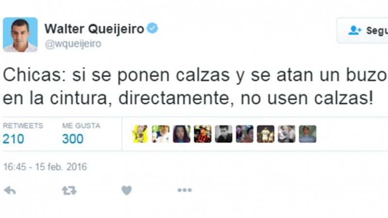 El comentario de un periodista deportivo y ahora político desató la ira en Twitter