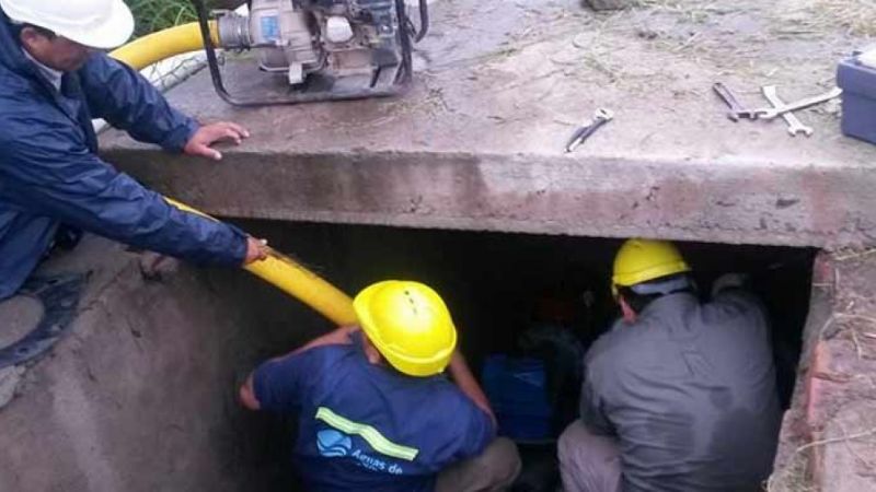 Se normaliza paulatinamente el servicio de agua potable en FME y Valle Viejo
