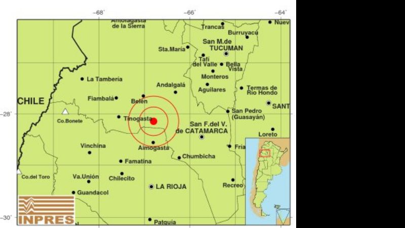 Leve sismo en horas de la siesta