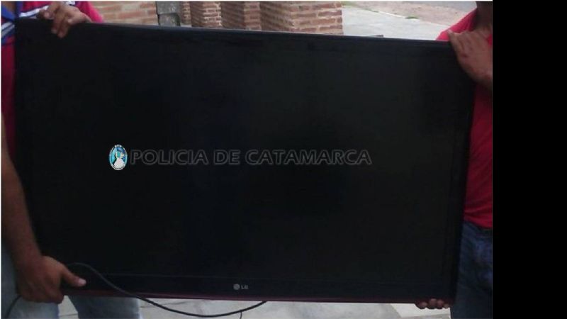 Recuperan un televisor en Fray M. Esquiú