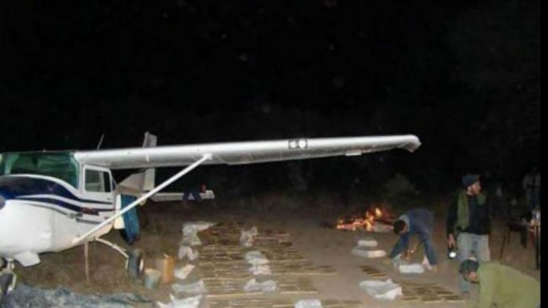 Cayó una avioneta con 250 kilos de marihuana en Santiago del Estero