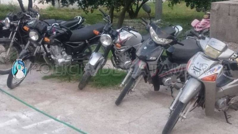 Secuestran 30 motos en operativos en Capital, Valle Viejo, FME y Capayán