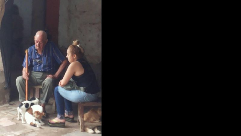 Doloroso desalojo de un abuelo de 90 años