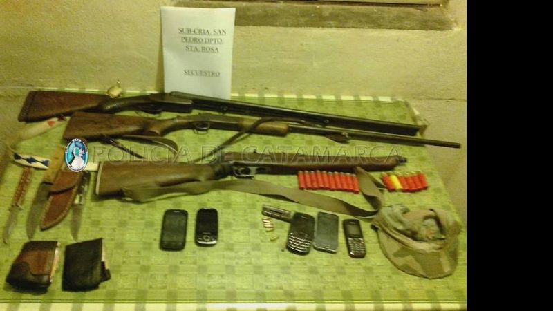 En Bañado de Ovanta secuestran armas de fuego y elementos de dudosa procedencia