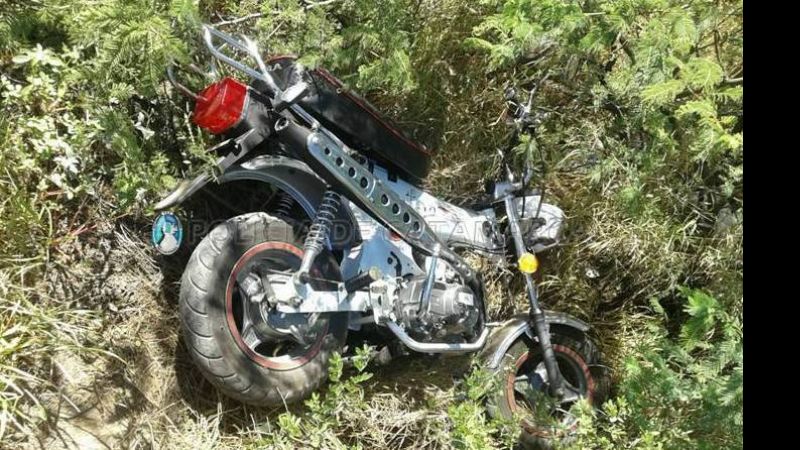 Secuestran moto 0 Km. abandonada