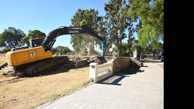 Comenzó la intervención en "La Alameda"