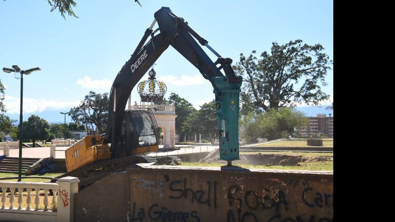 Comenzó la intervención en "La Alameda"