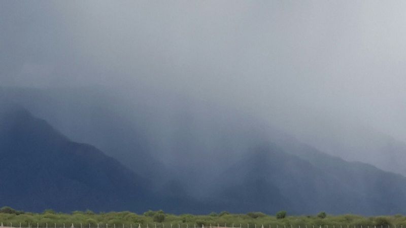 Tremendas fotos de la tormenta, tomadas en el Aeropuerto