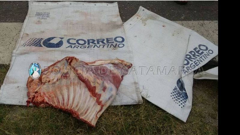Secuestran importante cantidad de carne vacuna