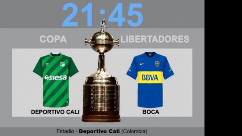 Boca visita al Deportivo Cali, en el comienzo del sueño en la Copa