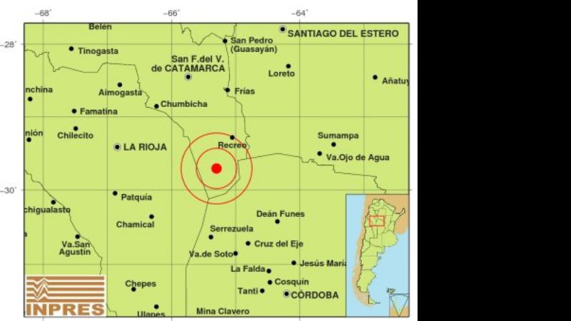 Sismo en la madrugada