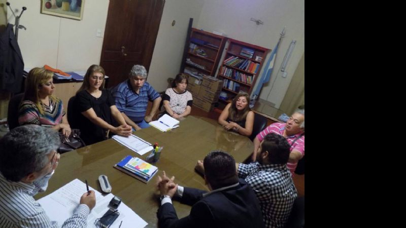 Funcionarios chacareros llegaron a Casa de Gobierno