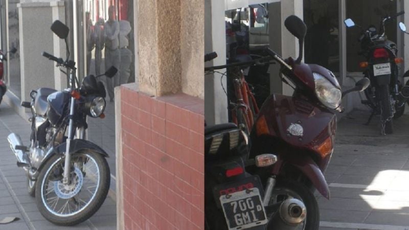 Multas y secuestro de motos estacionadas sobre las veredas
