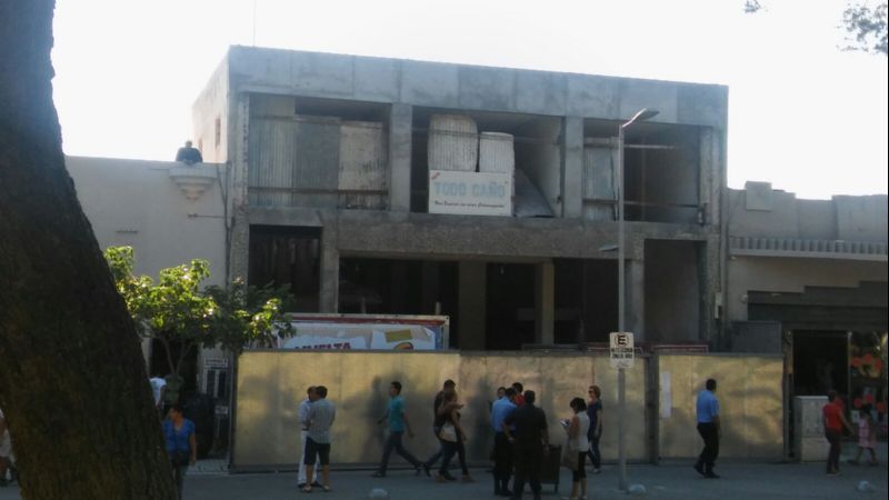 Un obrero cayó de una obra en pleno centro