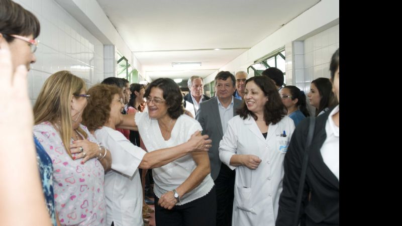 Lucía inauguró la sala de cuidados paliativos en el hospital San Juan Bautista