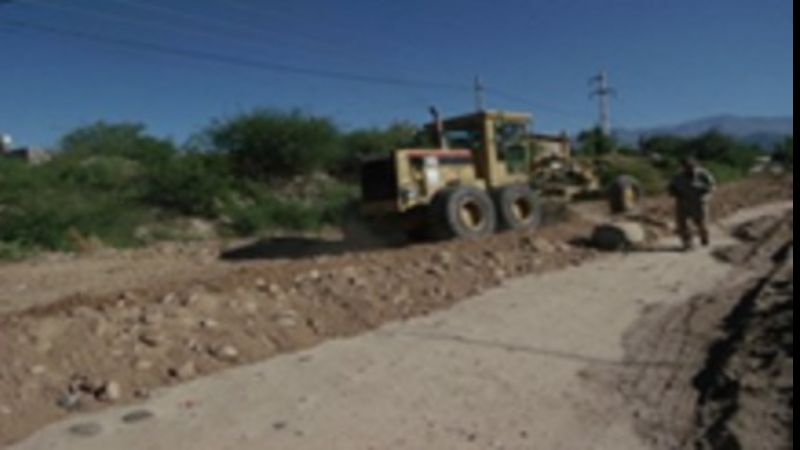 Aseguran que trabajan en avenida del IES Andalgalá