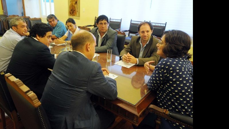 Concejales en Casa de Gobierno