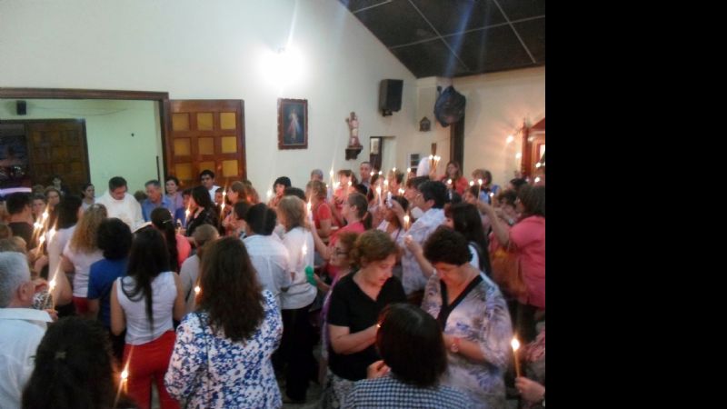 Comenzó el triduo eucarístico en la parroquia de Santa Rosa de Lima