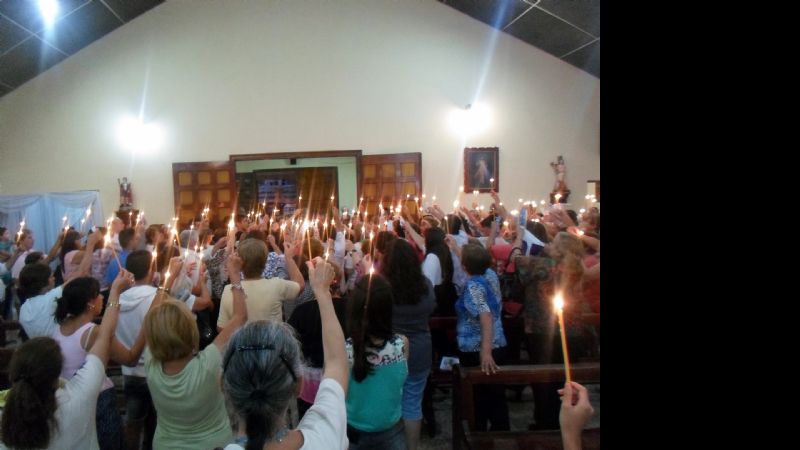 Comenzó el triduo eucarístico en la parroquia de Santa Rosa de Lima