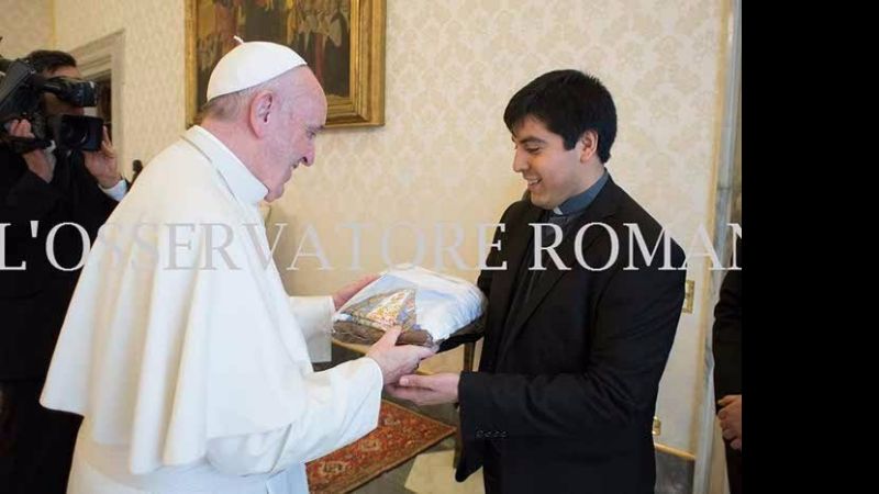 Sacerdote catamarqueño que estudia en Roma participó de encuentro con el Papa Francisco