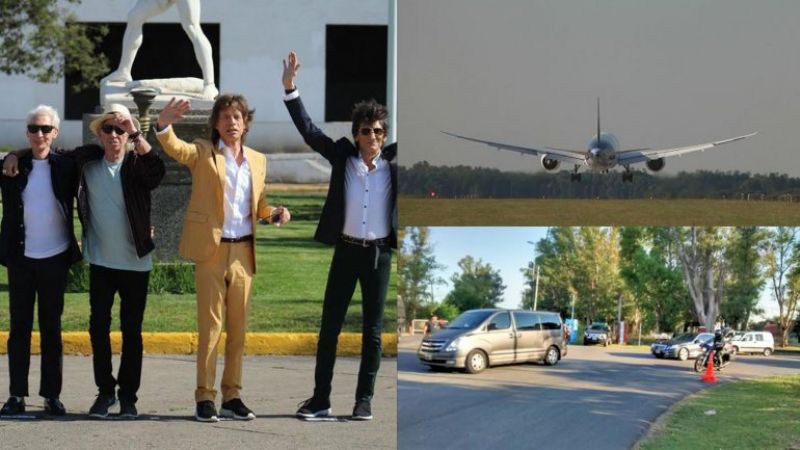 Los Rolling Stones ya están en Buenos Aires