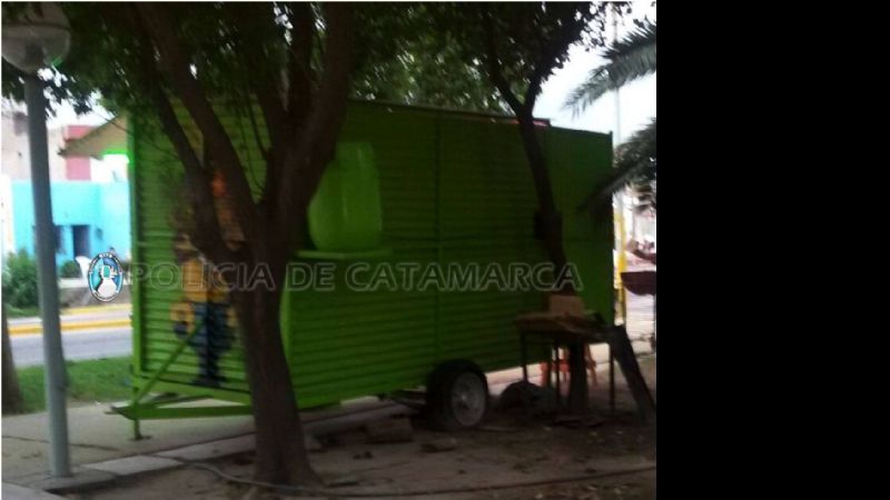 Se incendio un carro-bar en La Chacarita