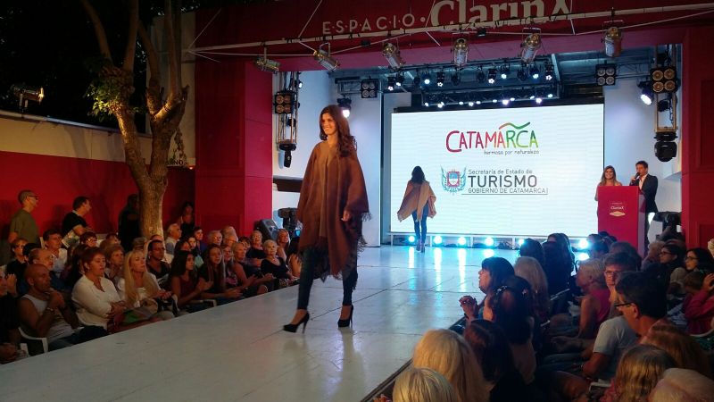Catamarca lució sus ponchos en Mar del Plata