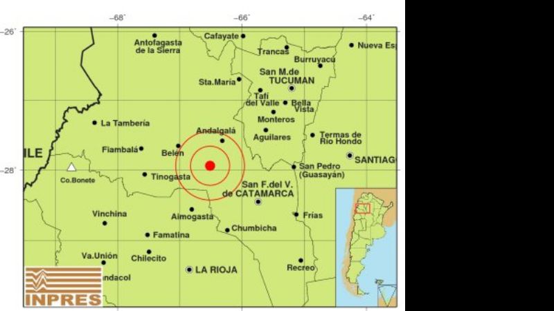 Temblor en la madrugada