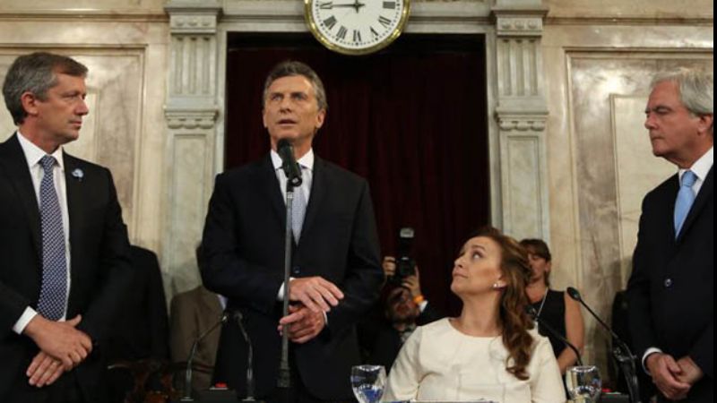 Macri inaugura el 134 período de sesiones ordinarias del Congreso