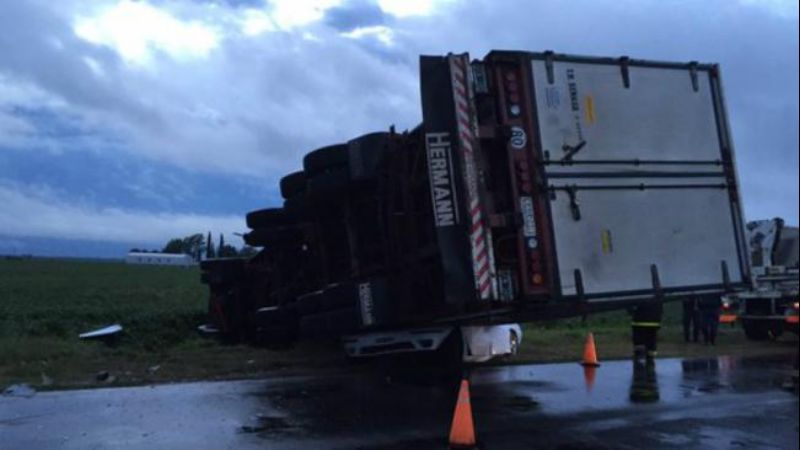 Espectacular accidente cerca de Córdoba