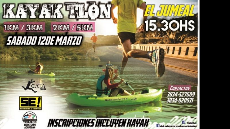 Encuentro de Kayaktlon en El Jumeal