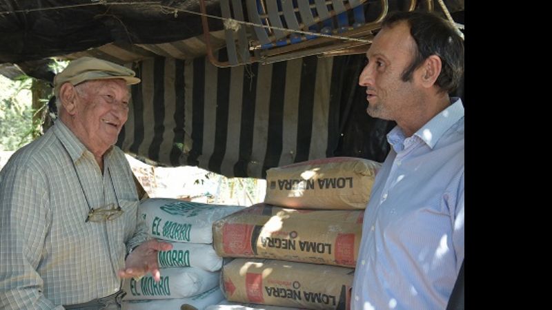 Constatan avances en la vivienda de Don Espeche