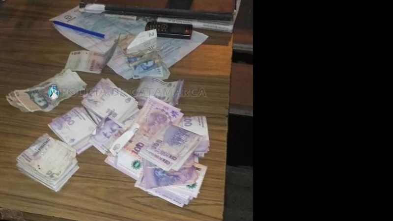 Secuestran dinero y elementos en el puesto caminero El Portezuelo