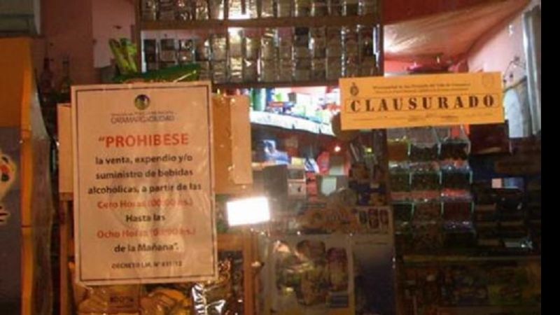 Clausuraron cuatro comercios por venta irregular de bebidas alcohólicas
