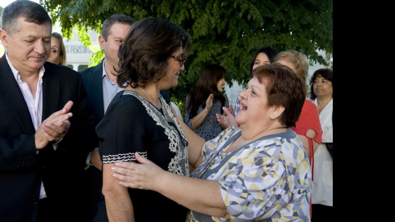 Lucía en la apertura de actividades del Centro Terapéutico Integral