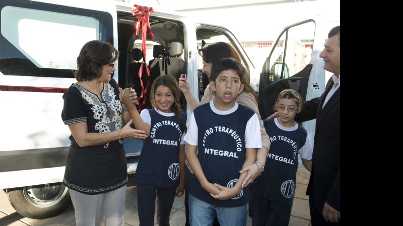Lucía en la apertura de actividades del Centro Terapéutico Integral