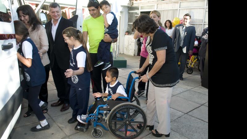 Lucía en la apertura de actividades del Centro Terapéutico Integral