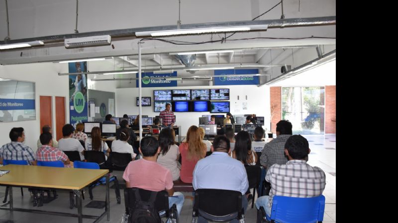 Capacitaron a operadores del Centro de Monitoreo Municipal