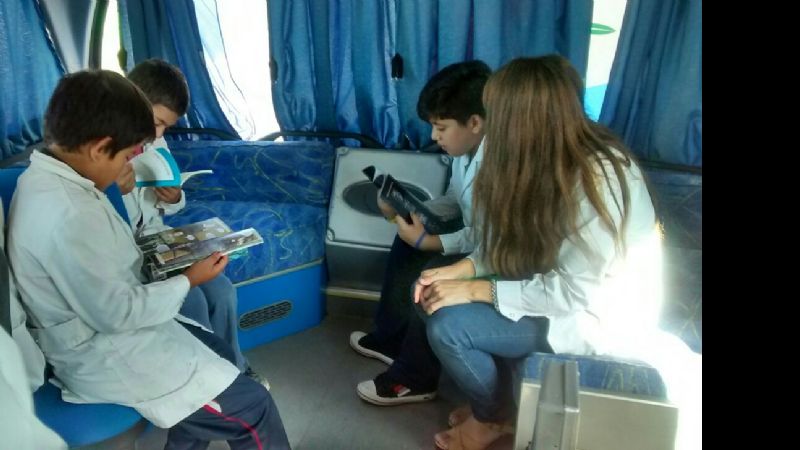 Comenzaron las actividades del Bibliomóvil