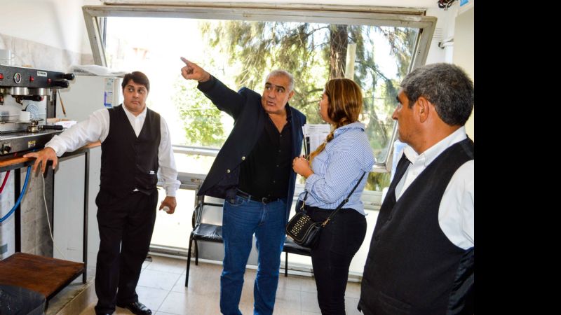 Gutiérrez recorrió obras en ejecución