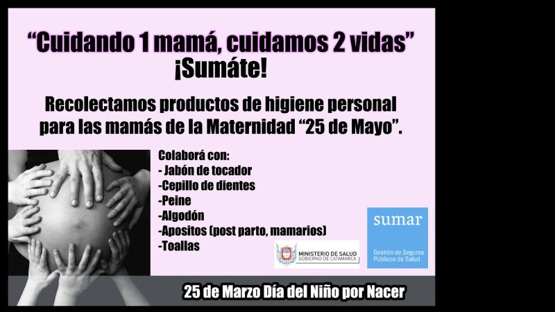 Colecta por el día del Niño por Nacer