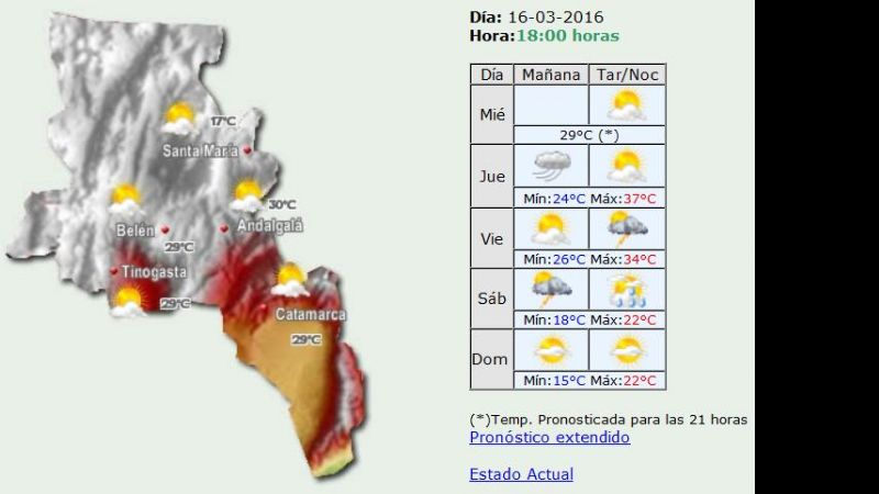 Se viene un marcado descenso de la temperatura