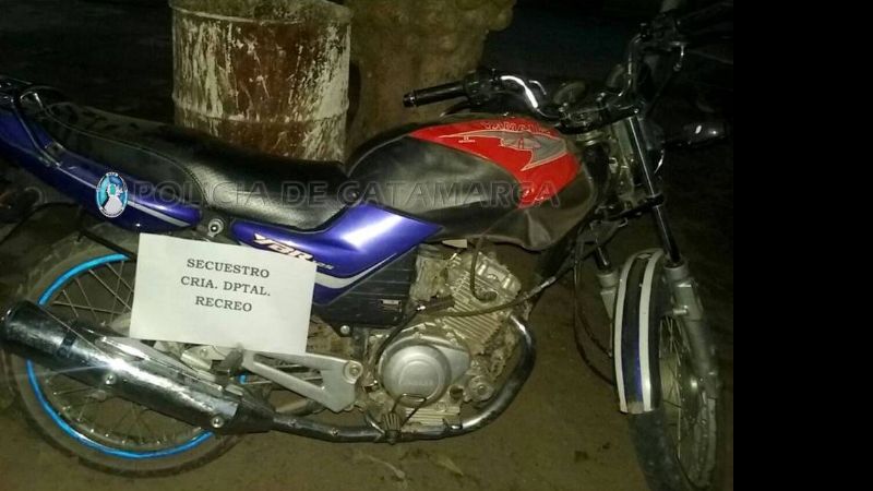 Secuestran una moto en el paraje La Suerte
