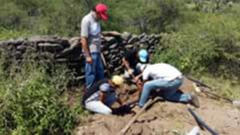 Obra de agua potable en El Alto