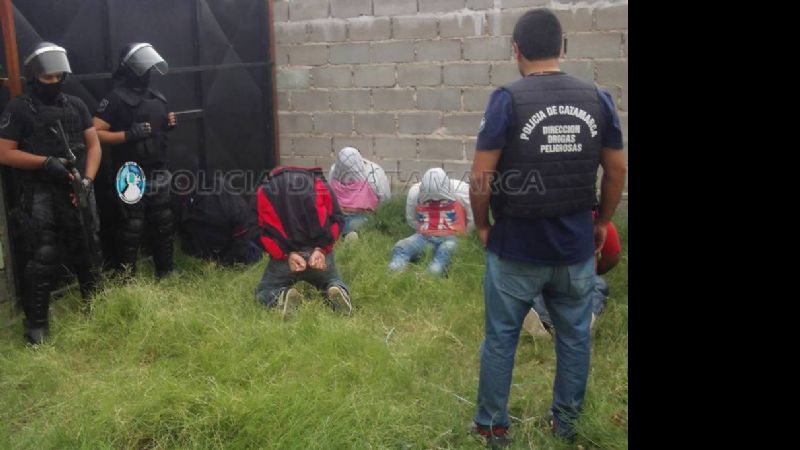 Desbaratan banda que vendía drogas en el Norte de la Capital