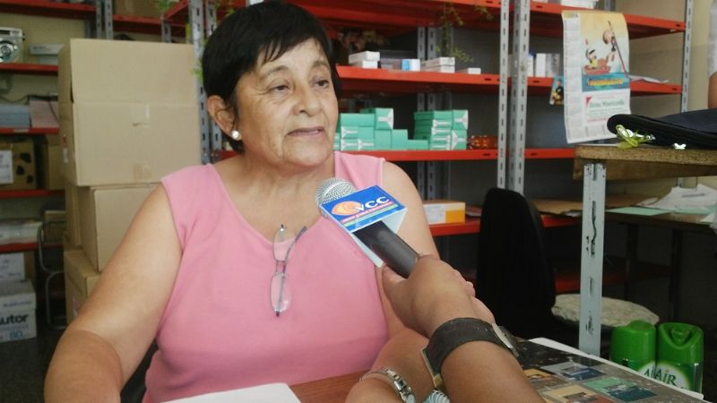 La “Pety” Palacios, feliz por su jubilación en la OSEP