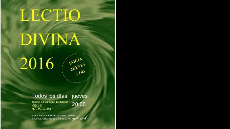 Inicia el ciclo de lectio divina