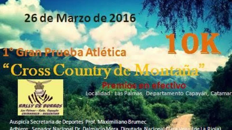 Se viene Cross Country Rural en Las Palmas, Capayán